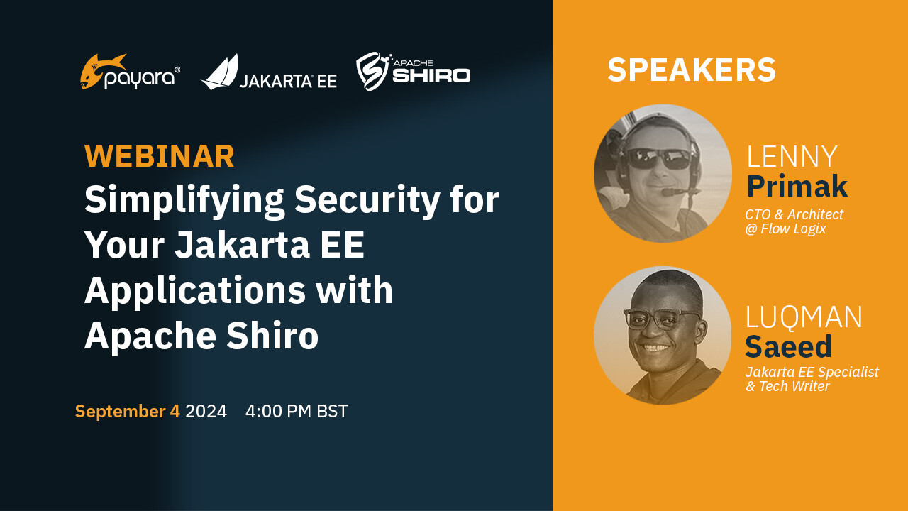 Image - Apache Shiro & Jakarta EE Webinar with Lenny Primak