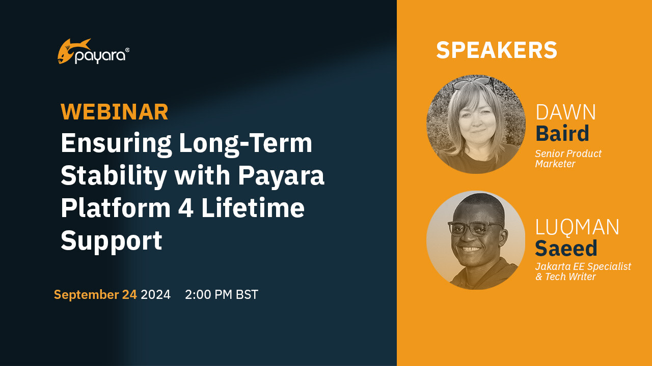 Payara 4 Lifetime Support Webinar Sep 2024