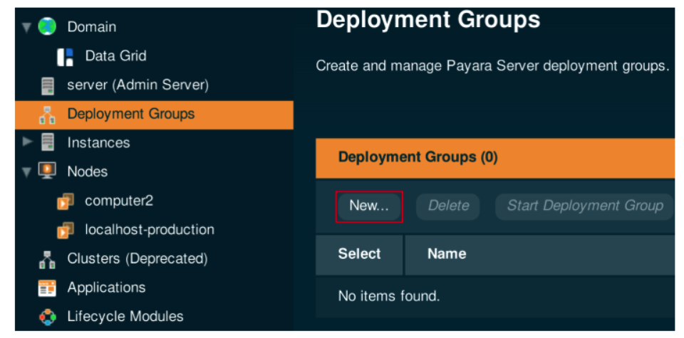 Deployment Groups in Payara Server