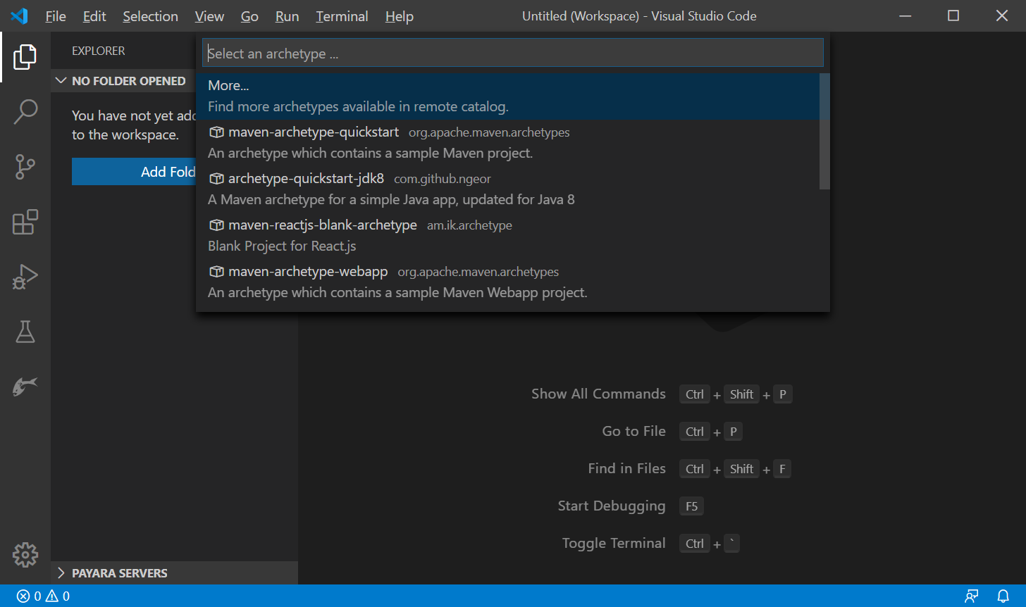 visual studio code java practice project build